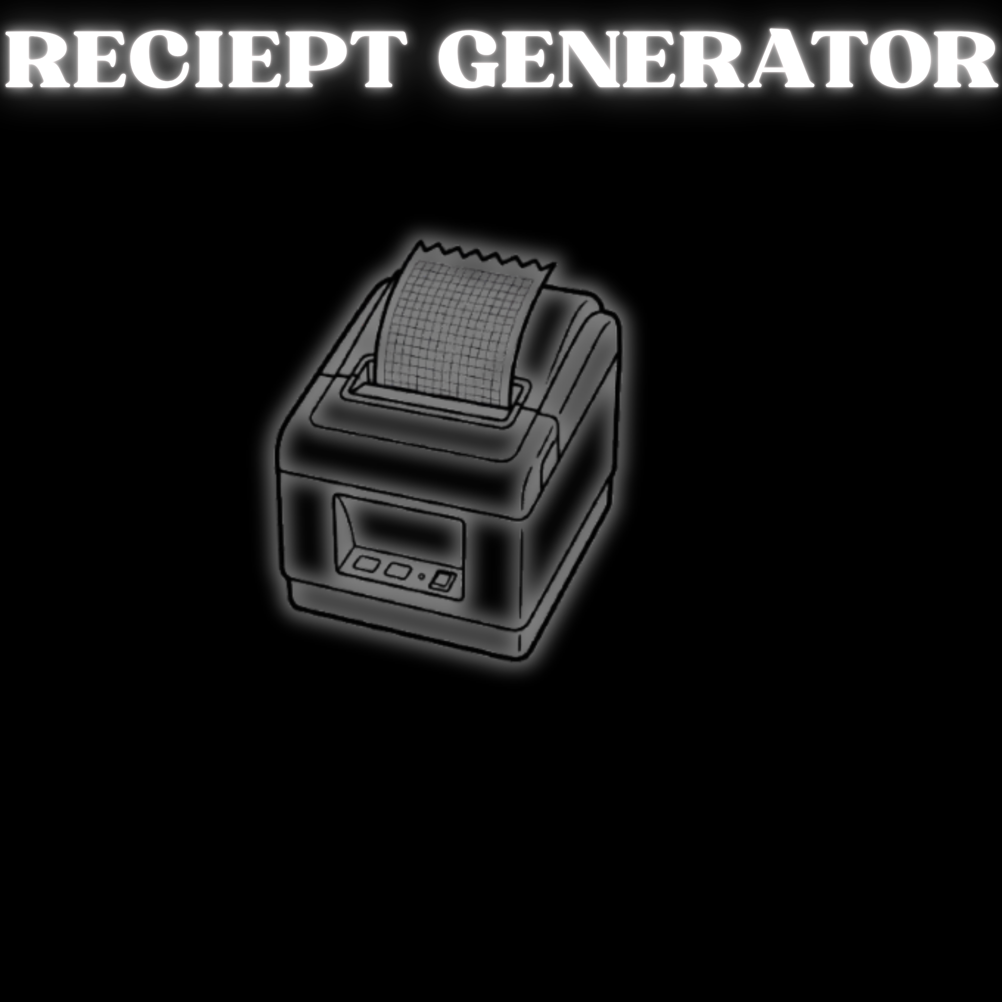 .RECIEPT GENERATOR